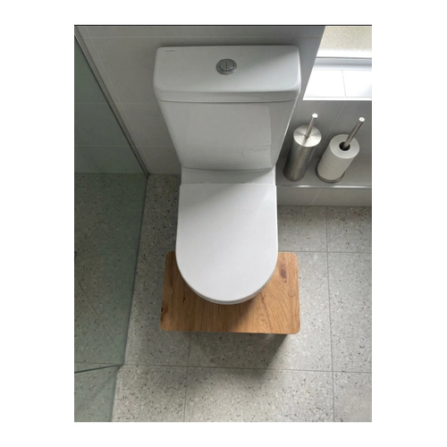 Klozet ��in Ah�ap Ayak Taburesi, Ergonomik, Kaymaz, Sa�lam Tuvalet Basama��