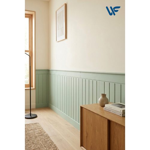 Dekoratif Duvar Paneli 6 mm Boyanabilir MDF Duvar Paneli 100 cm
