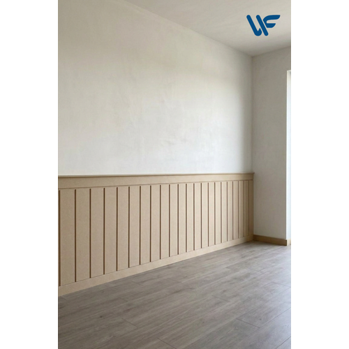 Dekoratif Duvar Paneli 6 mm Boyanabilir MDF Duvar Paneli 100 cm