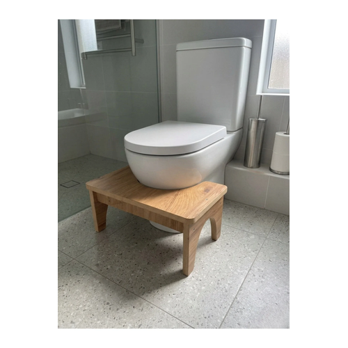 Klozet ��in Ah�ap Ayak Taburesi, Ergonomik, Kaymaz, Sa�lam Tuvalet Basama��