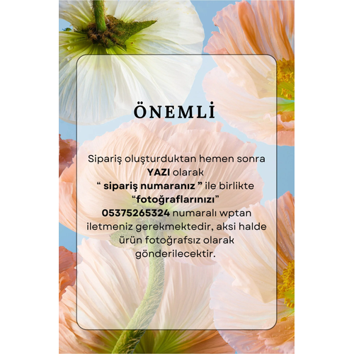Bask� Dahil Paspartu Temal� 20x20 Cm(D�� �l��) Foto�raf �er�eve Seti, Ki�iye �zel Duvar �er�eve Seti