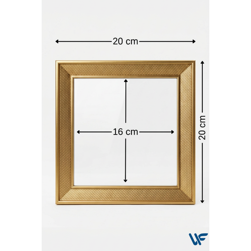 9'lu Kare Siyah �er�eve Seti � 20x20 Cm (D�� �l��) Duvar Dekoru Ve Ayakl� Foto�raf �er�evesi