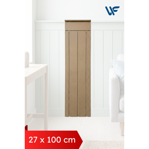 Dekoratif Duvar Paneli 6 mm Boyanabilir MDF Duvar Paneli 100 cm