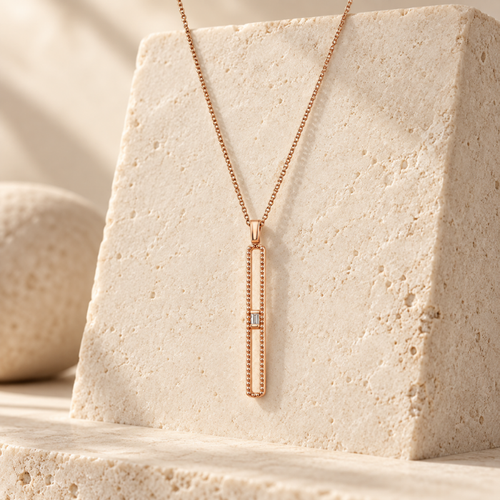 Axis Diamond Pendant