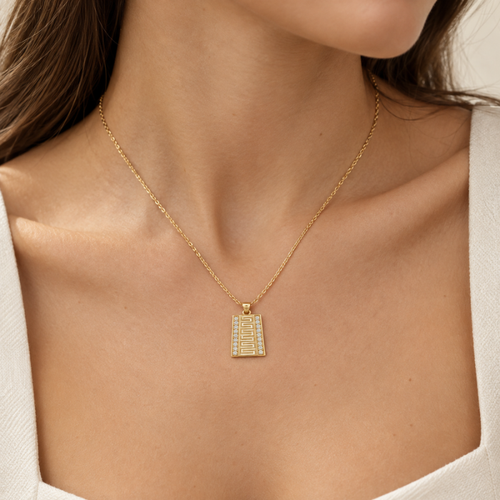 Geometric Muse Gold Necklace