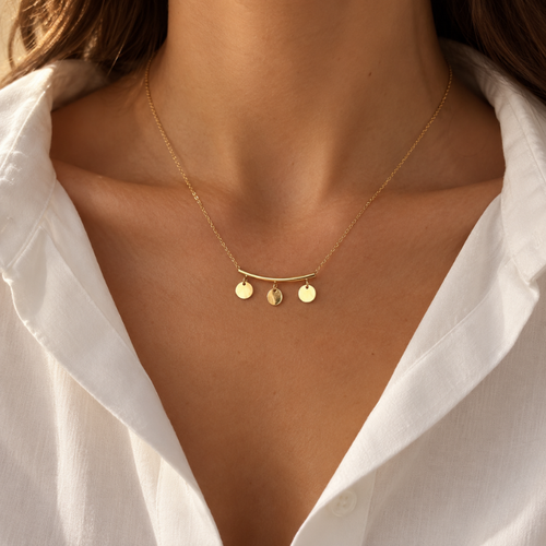Trio Disc Necklace