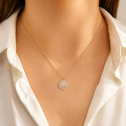 Solis Diamond Eye Necklace