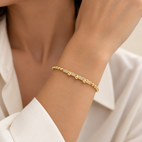 Golden Rhythm Bracelet