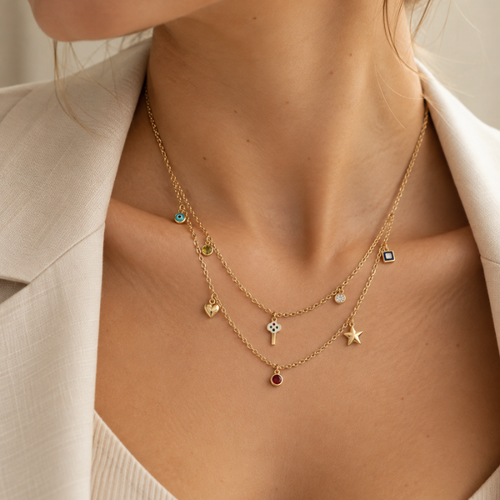 Lucky Charms Gold Necklace