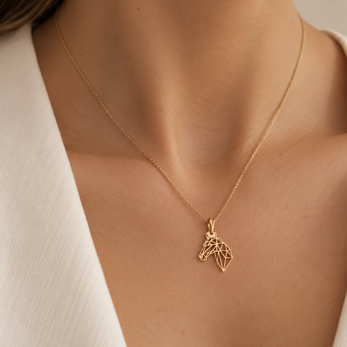 Equestrian Line Necklace