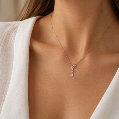 Cascade Drop Necklace