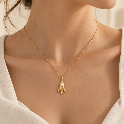 Orbit Pearl Necklace