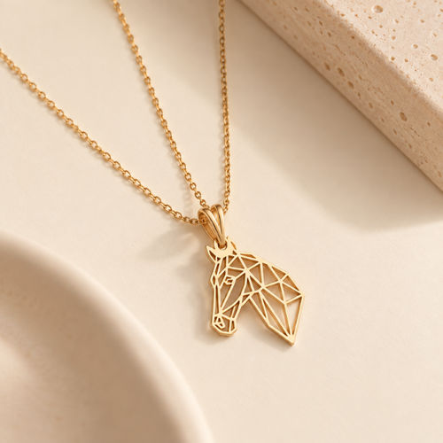 Equestrian Line Necklace