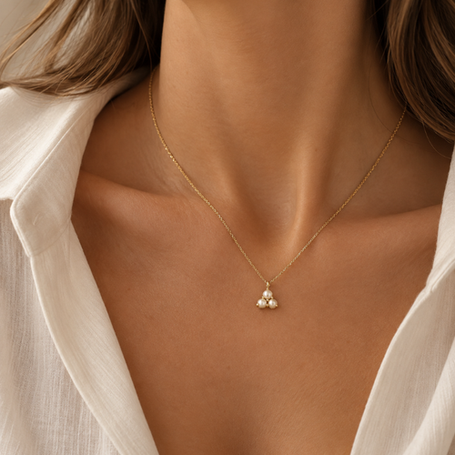 Trio Pearl Necklace