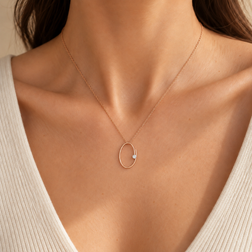 Orbit Diamond Necklace
