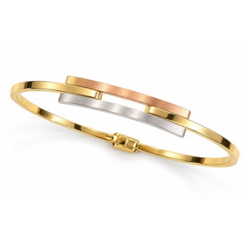 Trinity Lines Gold Bracelet
