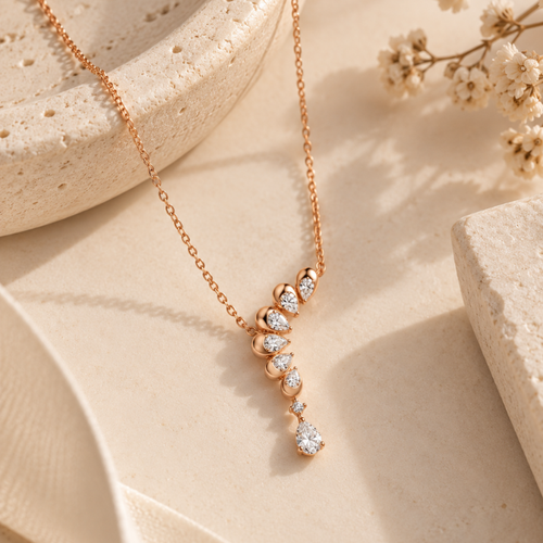 Cascade Drop Necklace