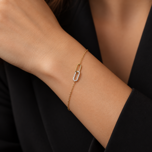 Link Diamond Bracelet