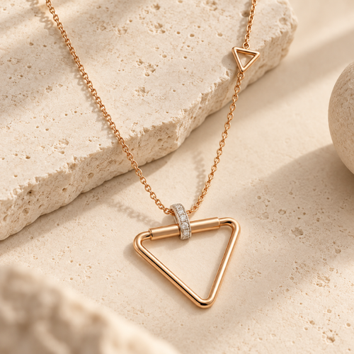 Delta Diamond Necklace