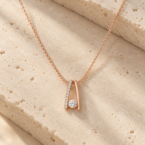 Duet Diamond Necklace