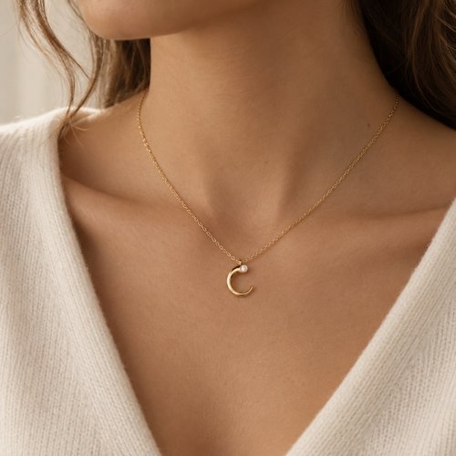Celine Initial Necklace