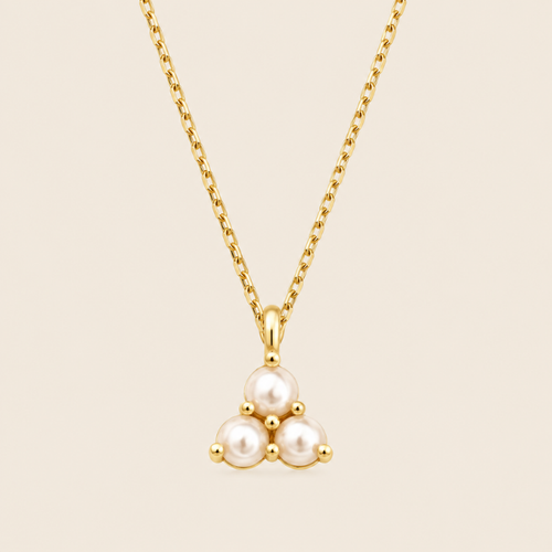 Trio Pearl Necklace