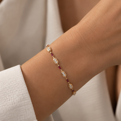 Ruby Rhythm Bracelet