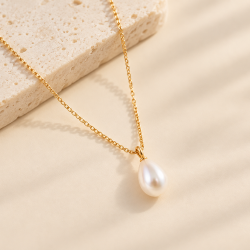Pure Drop Pearl Necklace