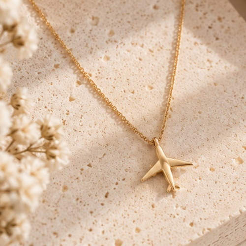 Take Me Away Gold Necklace