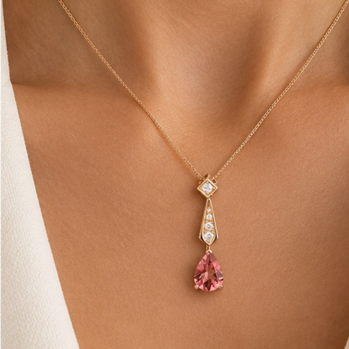 �lan Rose Diamond Necklace