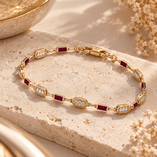 Ruby Rhythm Bracelet