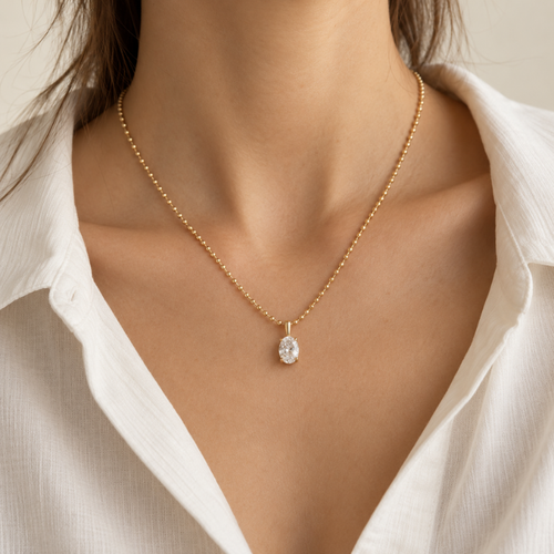 Lina Oval Necklace