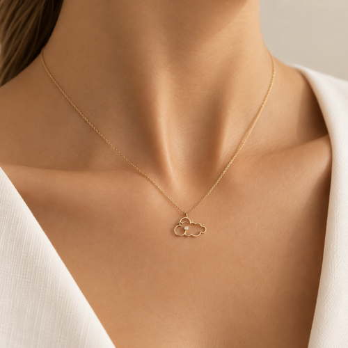 Little Cloud Diamond Necklace