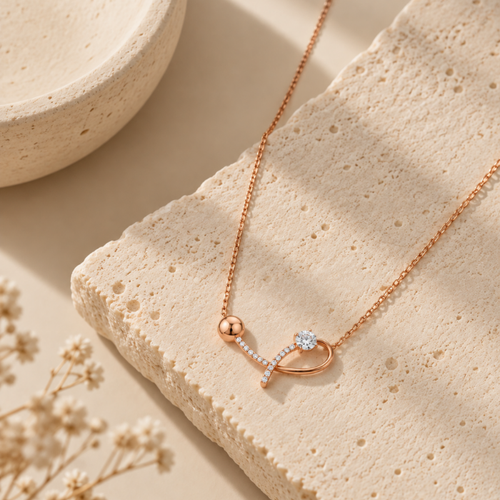 Arc Duo Diamond Necklace