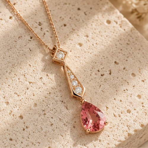 �lan Rose Diamond Necklace