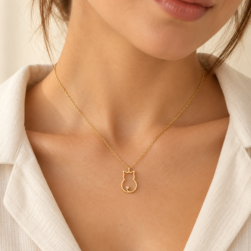 Felis Diamond Necklace