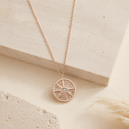 Solis Diamond Eye Necklace