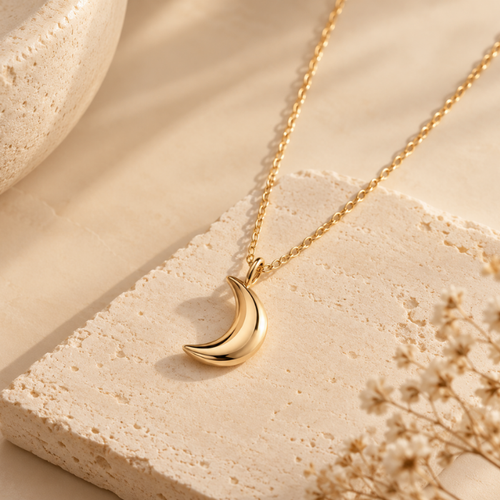 Luna Crescent Necklace