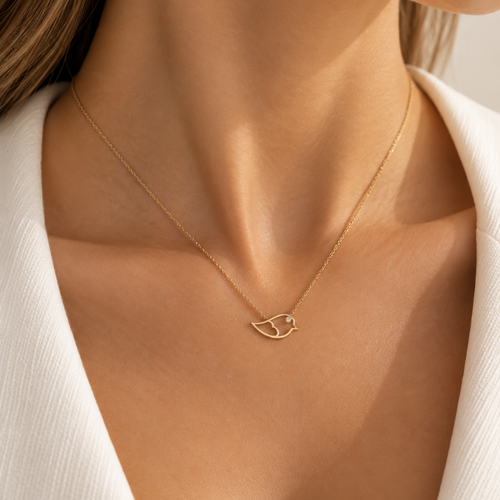 Little Bird Diamond Necklace