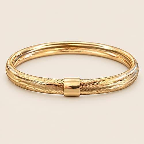Flex Aura Large Gold Bracelet