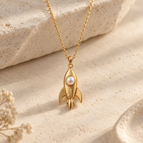 Orbit Pearl Necklace