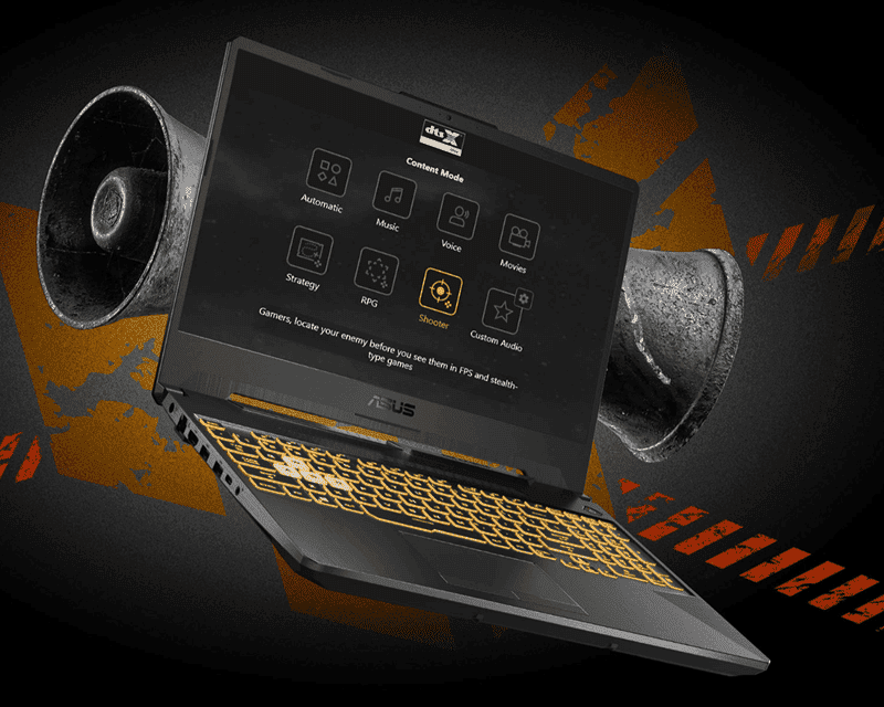 ASUS TUF dayankllk ve soutma sistemi