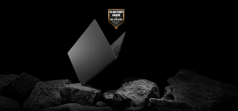 ASUS Vivobook 14 Flip Askeri Sınıf Dayanıklılık ASUS Vivobook 14 Flip askeri sınıf MIL-STD 810H dayanıklılık testi