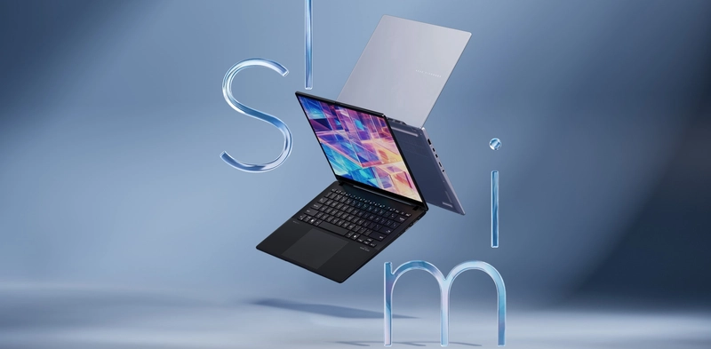 ASUS Vivobook S14 ince ve ��k al�minyum g�vde tasar�m�