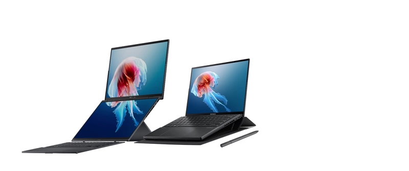 ASUS Zenbook Duo kalem destekli dokunmatik ekran �izim deneyimi