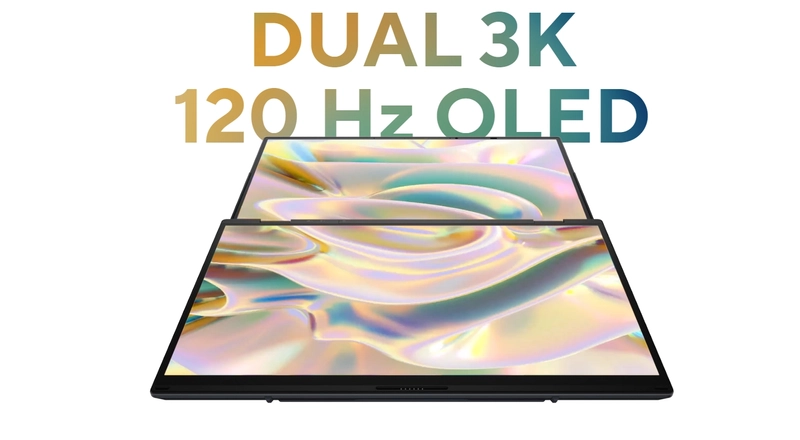 ASUS Zenbook Duo OLED ekran renk do�rulu�u ve HDR kalitesi