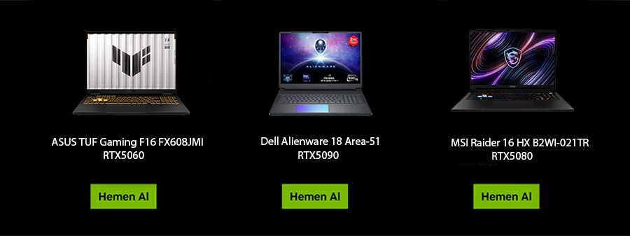 Nvidia Geforce Yaz Kampanyas� Gaming Laptoplar