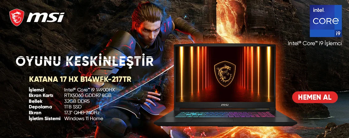 MSI Katana 17 HX B14WFK217