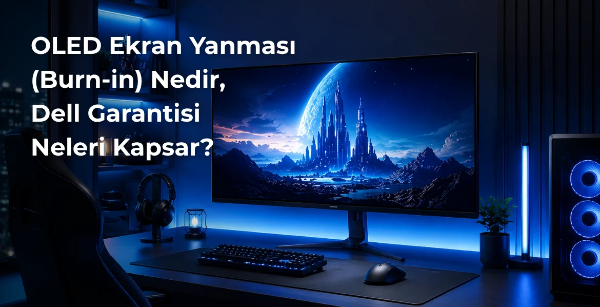 OLED Ekran Yanmas� (Burn-in) Nedir, Nas�l �nlenir ve Dell Garantisi Neleri Kapsar?