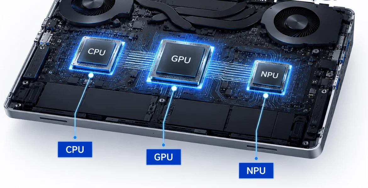 Yapay Zeka Bilgisayarı AI PC Nedir — CPU GPU NPU Donanım Yapısı